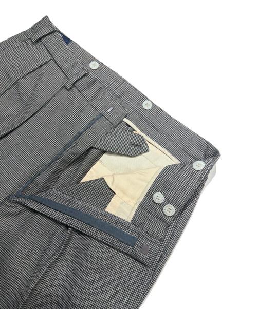 POLO RALPH LAUREN（ポロ・ラルフローレン）POLO RALPH LAUREN (ポロ・ラルフローレン) 千鳥格子 ワイドトラウザー ベージュ サイズ:84の古着・服飾アイテム