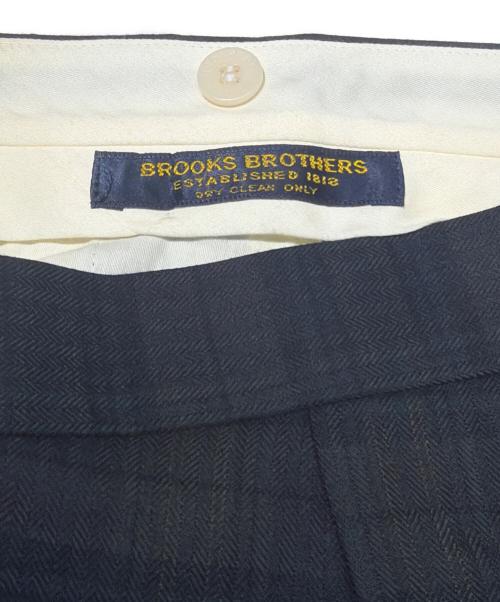 BROOKS BROTHERS（ブルックスブラザーズ）BROOKS BROTHERS (ブルックスブラザーズ) タータンチェック ワイドスラックス グリーン×ネイビー サイズ:32の古着・服飾アイテム