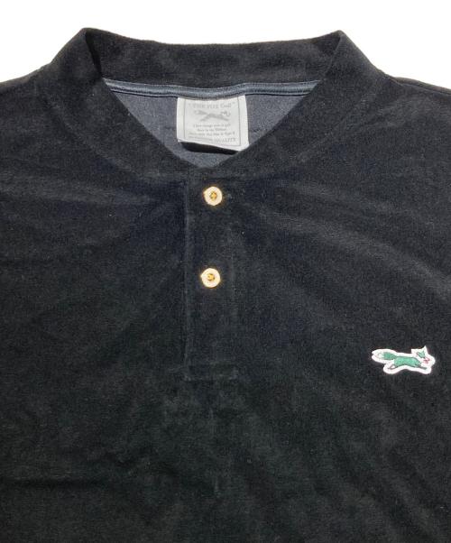IZREEL（イズリール）IZREEL (イズリール) THE FOX GOLF コラボヘンリーネックカットソー ブラック サイズ:XXLの古着・服飾アイテム