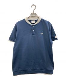 IZREEL×THE FOX GOLF（イズリール）の古着「スタンドカラーポロシャ」｜ネイビー