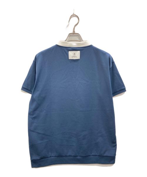 IZREEL（イズリール）IZREEL (イズリール) THE FOX GOLF スタンドカラーポロシャ ネイビー サイズ:XXLの古着・服飾アイテム