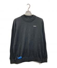 RUFFLOG（ラフロッグ）の古着「モックネックニット」｜ブラック
