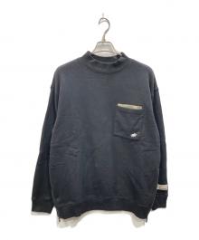 Backwards（バックワーズ）の古着「サイドジップスウェット」｜ブラック