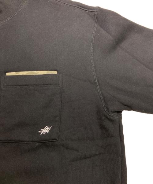 Backwards（バックワーズ）Backwards (バックワーズ) サイドジップスウェット ブラック サイズ:XLの古着・服飾アイテム