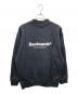Backwards (バックワーズ) サイドジップスウェット ブラック サイズ:XL：10000円