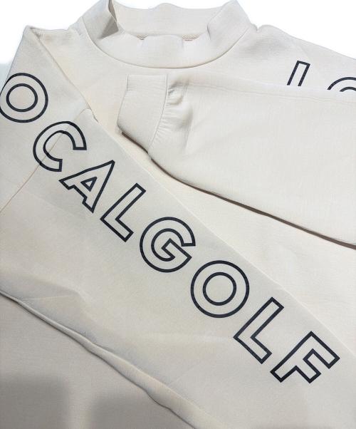 Local Golf（ローカルゴルフ）LOCAL GOLF (ローカルゴルフ) モックネックスウェット ベージュ サイズ:SIZE M/Lの古着・服飾アイテム