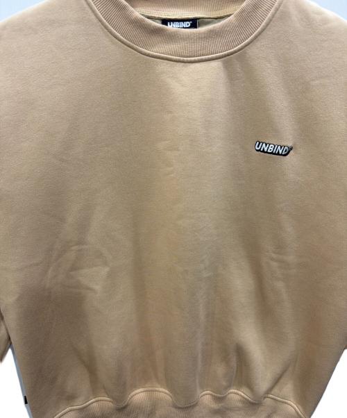 UNBIND（アンバインド）UNBIND (アンバインド) QUILT SWITCH SWEAT ベージュ×オリーブ サイズ:SIZE ASIA XLの古着・服飾アイテム