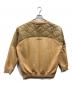 UNBIND (アンバインド) QUILT SWITCH SWEAT ベージュ×オリーブ サイズ:SIZE ASIA XL：6000円