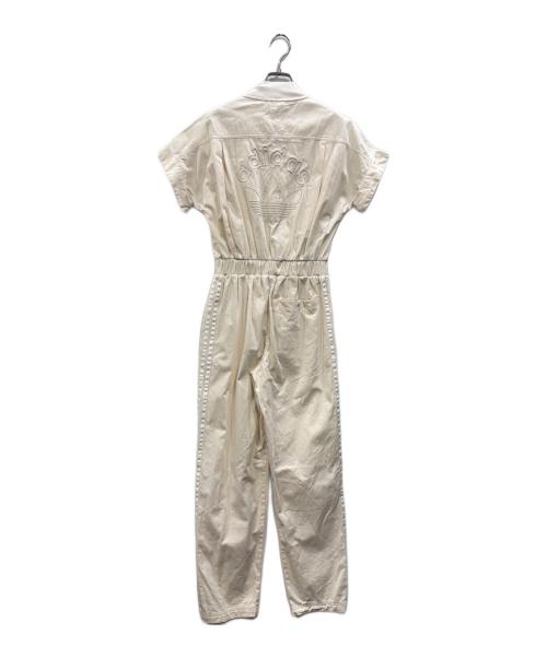 adidas Originals（アディダスオリジナル）adidas originals (アディダスオリジナル) NO-DYE JUMPSUIT アイボリー サイズ:Mの古着・服飾アイテム