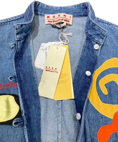 MARNI（マルニ）MARNI (マルニ) No Vacancy Inn (ノーバカンシーイン) デニム ジャンプスーツ インディゴ サイズ:36の古着・服飾アイテム