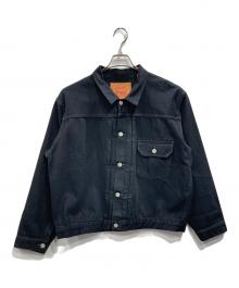 LEVI'S VINTAGE CLOTHING（リーバイス ビンテージ クロージング）の古着「1936 TYPE I トラッカージャケット OVER-DYE BLACK」｜ブラック