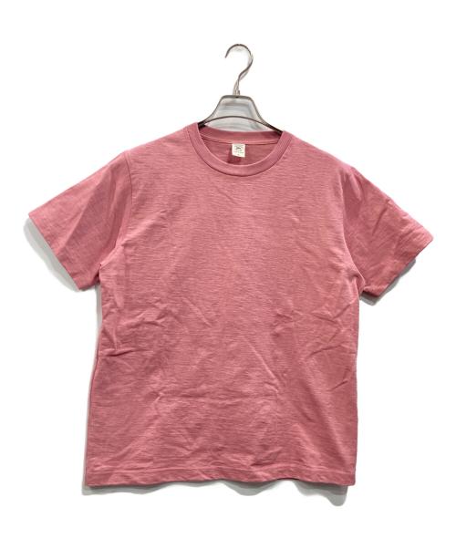 JACKMAN（ジャックマン）jackman (ジャックマン) Dotsume T-Shirt ピンク サイズ:Mの古着・服飾アイテム