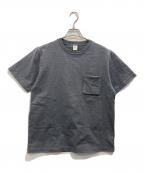 JACKMANジャックマン）の古着「Dotsume Pocket T-Shir」｜チャコールグレー