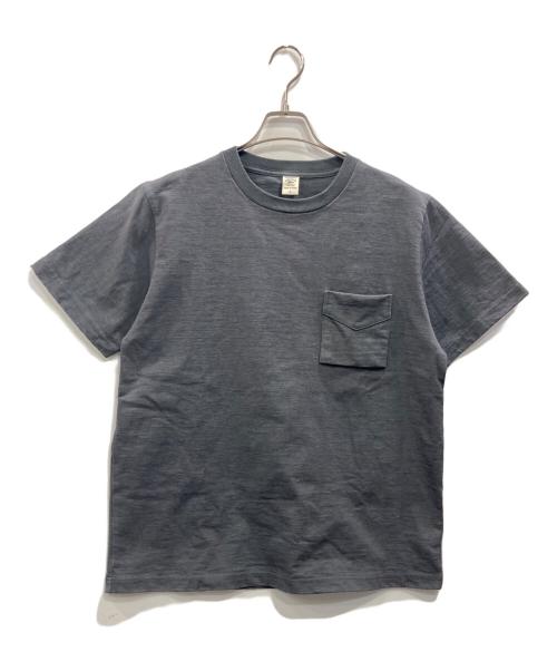 JACKMAN（ジャックマン）jackman (ジャックマン) Dotsume Pocket T-Shir チャコールグレー サイズ:Mの古着・服飾アイテム