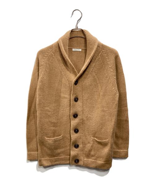 ANONYM Apparel（アノニム アパレル）ANONYM Apparel (アノニム アパレル) ウール×アルパカ ショールカラーカーディガン キャメル サイズ:Lの古着・服飾アイテム