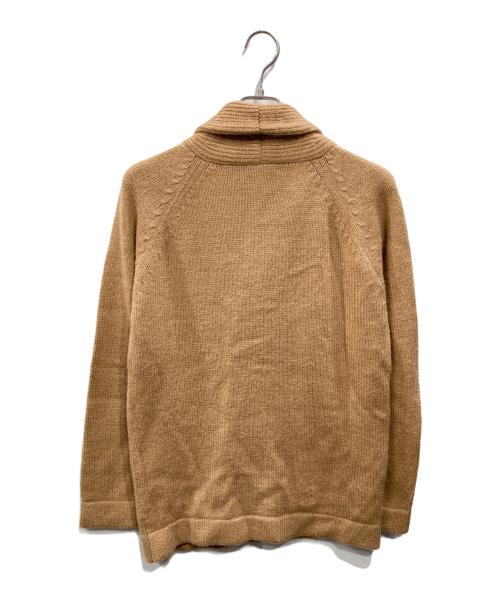 ANONYM Apparel（アノニム アパレル）ANONYM Apparel (アノニム アパレル) ウール×アルパカ ショールカラーカーディガン キャメル サイズ:Lの古着・服飾アイテム