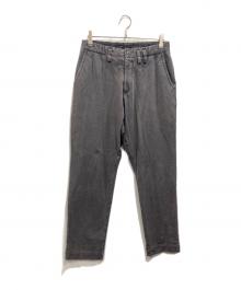 JACKMAN（ジャックマン）の古着「Stretch Peg-Top Trousers」｜グレー