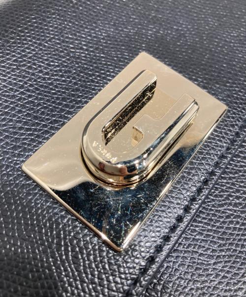 FURLA（フルラ）FURLA (フルラ) チェーンショルダーバッグ ブラックの古着・服飾アイテム