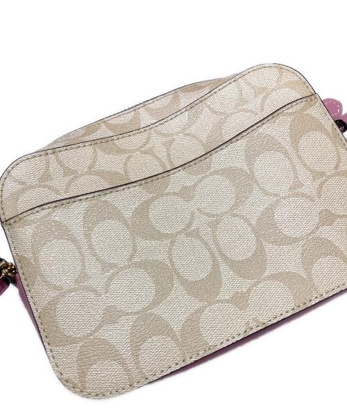 COACH（コーチ）COACH (コーチ) ミニ カメラ バッグ シグネチャー キャンバス ベージュの古着・服飾アイテム