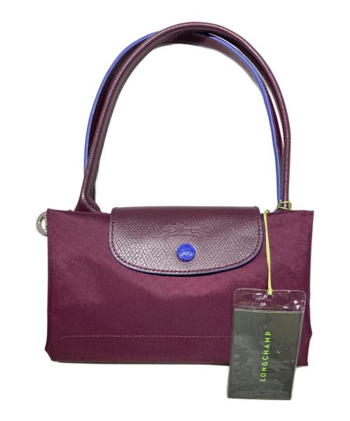 LONGCHAMP（ロンシャン）LONGCHAMP (ロンシャン) ル・プリアージュ クラブ バーガンディーの古着・服飾アイテム