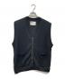 MHL（マーガレットハウエル）の古着「DRY COTTON LINEN ニットベスト」｜ブラック