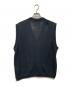 MHL (マーガレットハウエル) DRY COTTON LINEN ニットベスト ブラック サイズ:M：4000円