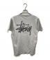 stussy (ステューシー) ロゴプリントTシャツ グレー サイズ:S：5000円