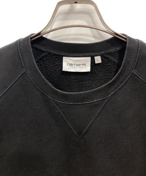 Carhartt WIP（カーハート ワーク イン プログレス）CARHARTT WIP (カーハート ワーク イン プログレス) Chase Sweatshirt ブラック サイズ:Lの古着・服飾アイテム