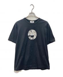 eYe COMME des GARCONS JUNYAWATANABE MAN（アイ コム デ ギャルソン ジュンヤ ワタナベ マン）の古着「綿度詰天竺 製品プリント 半袖Tシャツ」｜ブラック