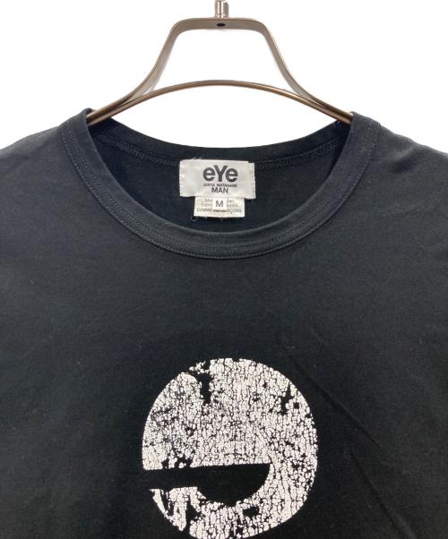 eYe COMME des GARCONS JUNYAWATANABE MAN（アイ コム デ ギャルソン ジュンヤ ワタナベ マン）eYe COMME des GARCONS JUNYAWATANABE MAN (アイ コム デ ギャルソン ジュンヤ ワタナベ マン) 綿度詰天竺 製品プリント 半袖Tシャツ ブラック サイズ:Mの古着・服飾アイテム