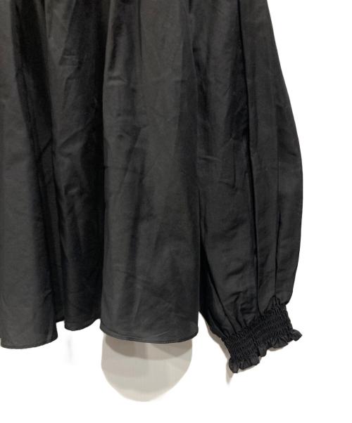 Demi-Luxe Beams（デミルクス ビームス）Demi-Luxe BEAMS (デミルクス ビームス) コットンシルク2wayブラウス ブラック サイズ:Fの古着・服飾アイテム