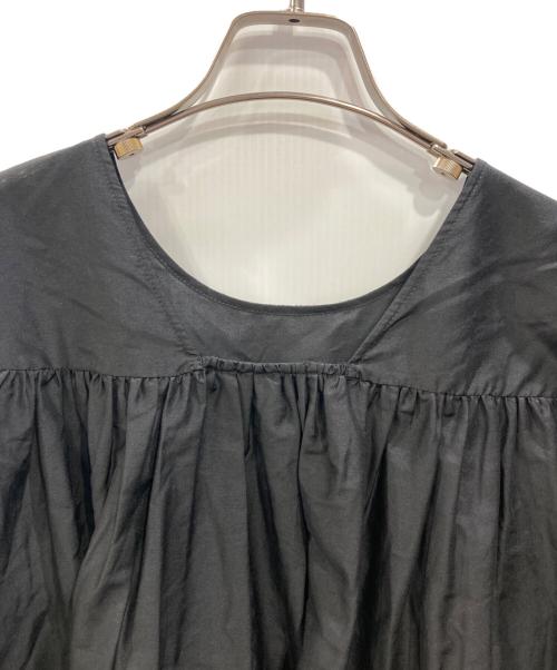 Demi-Luxe Beams（デミルクス ビームス）Demi-Luxe BEAMS (デミルクス ビームス) コットンシルク2wayブラウス ブラック サイズ:Fの古着・服飾アイテム