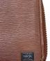 中古・古着 PORTER (ポーター) カレントラウンドジップウォレット ブラウン：4000円
