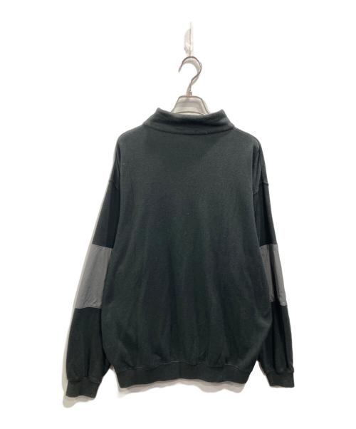 LACOSTE（ラコステ）LACOSTE (ラコステ) BEAUTY&YOUTH (ビューティーアンドユース) VAINL ARCHIVE (ヴァイナルアーカイブ) 別注 HALF ZIP PULLOVER ブラック サイズ:Mの古着・服飾アイテム