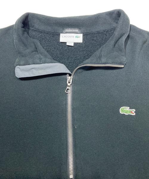 LACOSTE（ラコステ）LACOSTE (ラコステ) BEAUTY&YOUTH (ビューティーアンドユース) VAINL ARCHIVE (ヴァイナルアーカイブ) 別注 HALF ZIP PULLOVER ブラック サイズ:Mの古着・服飾アイテム