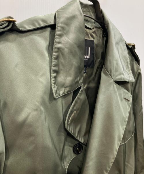 dunhill（ダンヒル）dunhill (ダンヒル) ナイロントレンチコート グリーン サイズ:Sの古着・服飾アイテム