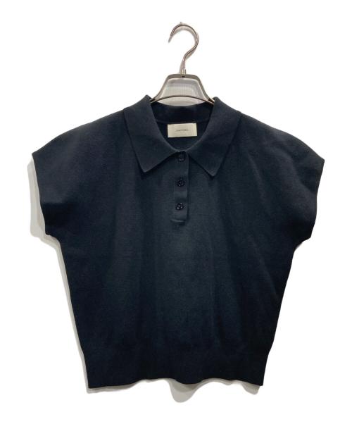OHOTORO（オオトロ）OHOTORO (オオトロ) Pot french sleeve knit ブラック サイズ:FREEの古着・服飾アイテム