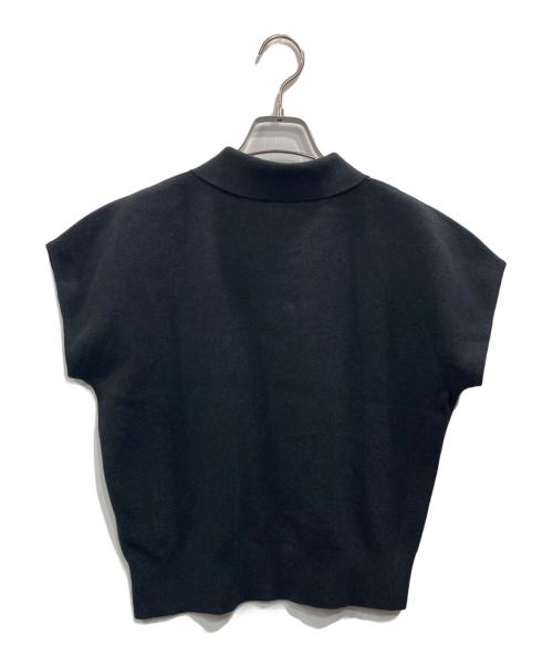 OHOTORO（オオトロ）OHOTORO (オオトロ) Pot french sleeve knit ブラック サイズ:FREEの古着・服飾アイテム