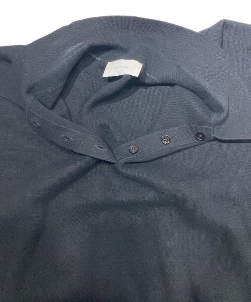 OHOTORO（オオトロ）OHOTORO (オオトロ) Pot french sleeve knit ブラック サイズ:FREEの古着・服飾アイテム