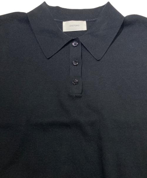 OHOTORO（オオトロ）OHOTORO (オオトロ) Pot french sleeve knit ブラック サイズ:FREEの古着・服飾アイテム