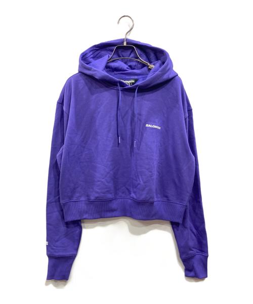 SALOMON（サロモン）SALOMON (サロモン) SHORT HOODIE W パープル サイズ:M 未使用品の古着・服飾アイテム