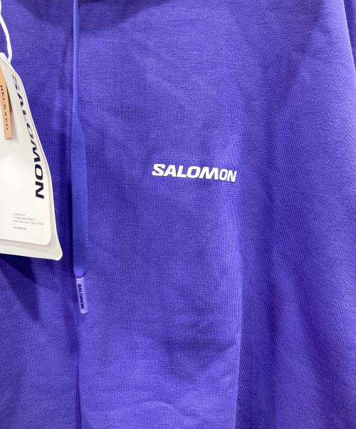 SALOMON（サロモン）SALOMON (サロモン) SHORT HOODIE W パープル サイズ:M 未使用品の古着・服飾アイテム