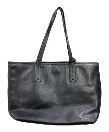 中古・古着通販】FURLA (フルラ) レザートートバッグ ブラック