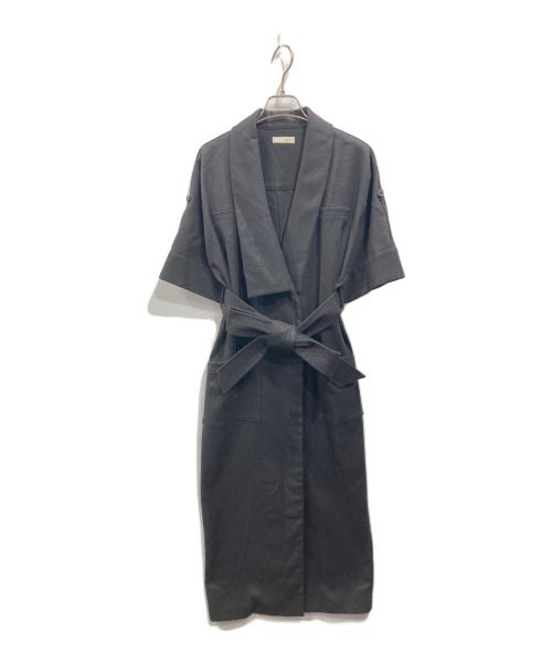 L'Or（ロル）L'Or (ロル) laubeblanc Wide collar coat dress ブラック サイズ:Fの古着・服飾アイテム