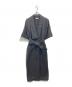 L'Or（ロル）の古着「laubeblanc Wide collar coat dress」｜ブラック