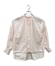 L'AUBE BLANC（ローブ ブラン）の古着「Volume sleeve Typewriter shirt」｜ピンク