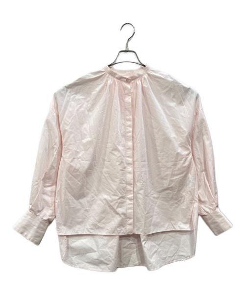 L'AUBE BLANC（ローブ ブラン）L'AUBE BLANC (ローブ ブラン) Volume sleeve Typewriter shirt ピンク サイズ:FREEの古着・服飾アイテム