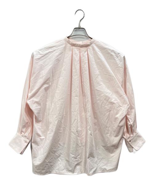 L'AUBE BLANC（ローブ ブラン）L'AUBE BLANC (ローブ ブラン) Volume sleeve Typewriter shirt ピンク サイズ:FREEの古着・服飾アイテム