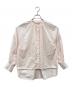 L'AUBE BLANC（ローブ ブラン）の古着「Volume sleeve Typewriter shirt」｜ピンク