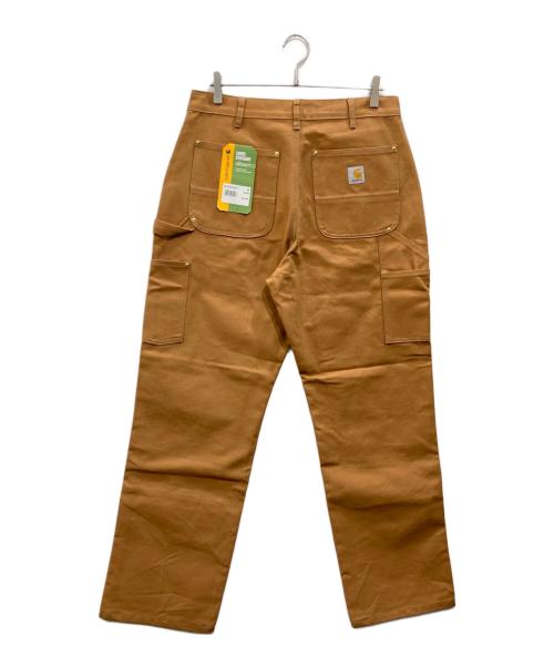 CarHartt（カーハート）CarHartt (カーハート) ICONIC B01 FIRM DUCK DOUBLE-FRONT DUNGAREE ブラウン サイズ:34 未使用品の古着・服飾アイテム